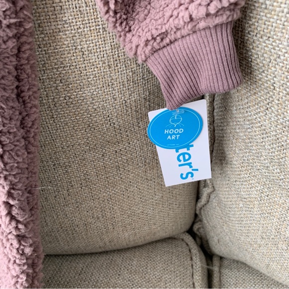 NEW Carters Baby Boys Teddy Bear One Piece Brown Hooded Sherpa Fleece 6 Months - Picture 8 of 10